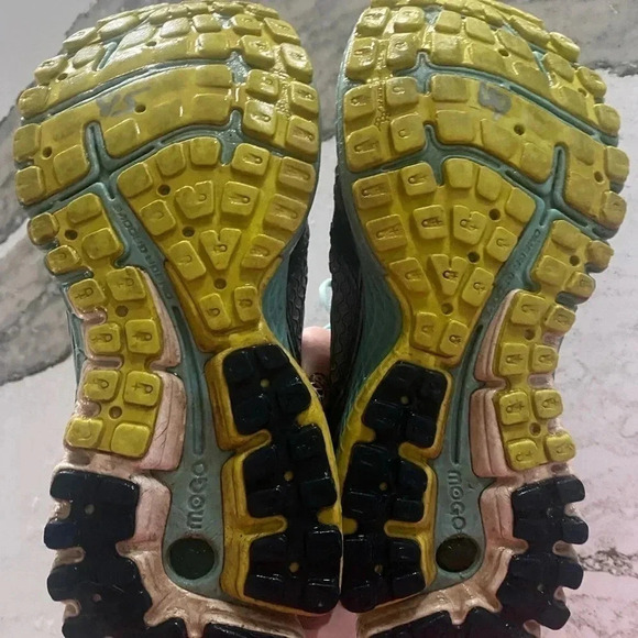 Brooks Ghost blue, grey, yellow women’s running shoe 8.5 - Picture 5 of 8